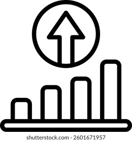 Growth Icon. Growth Chart Icon