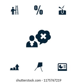 Growth icon. collection of 7 growth filled icons such as dandelion, graph, chart on display, man with ladder, percent. editable growth icons for web and mobile.