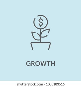 GROWTH ICON CONCEPT