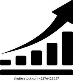 Growth icon as a concept of growing perspectives and opportunities