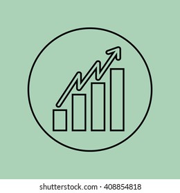 growth icon design 