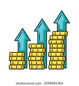 Growth icon design. Growth vector