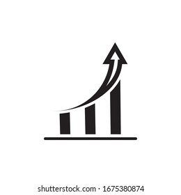 Growth Icon Design Vector Template 