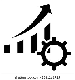 Growth Icon Element For Design
