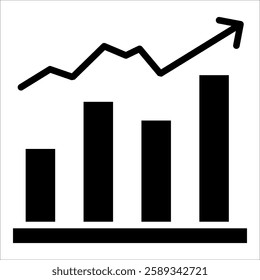 Growth Icon Element For Design