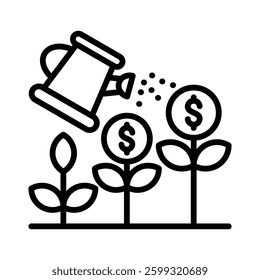 Growth Icon Element for Design