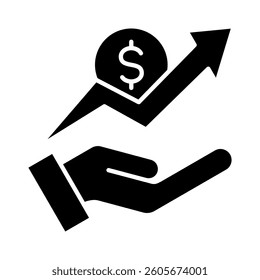 Growth Icon Element for Design