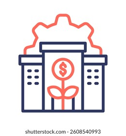 Growth Icon Element for Design