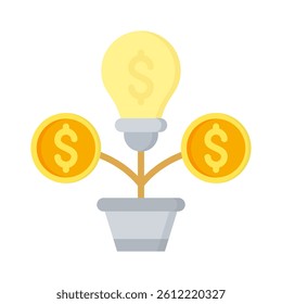 Growth Icon Element for Design