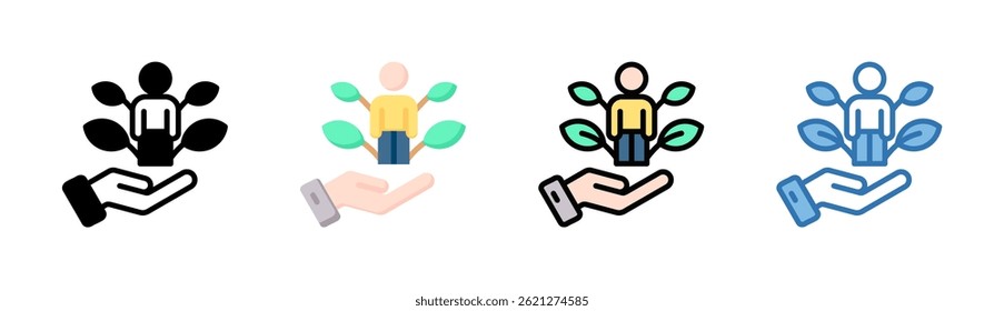 Elemento de icono de crecimiento para diseño