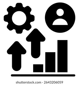 Wuchssymbol-Element für Design