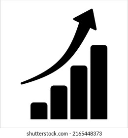 Growth Icon Graph Illustration Icon Vector Stock Vector (Royalty Free ...