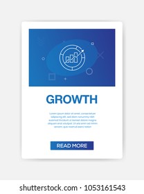 GROWTH ICON INFOGRAPHIC