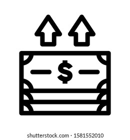 growth icon isolated sign symbol vector illustration - high quality black style vector icons
