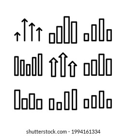 growth icon or logo isolated sign symbol vector illustration - Collection of high quality black style vector icons
