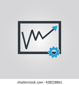 growth icon. growth sign. growth vector