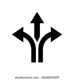 
Growth icon silhouette icon vector flat design on white background.