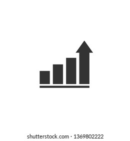 Growth icon in simple design
