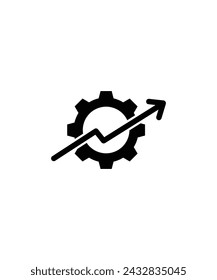 growth icon, vector best flat icon.