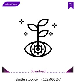 growth icon vector . Best modern, simple, isolated, application ,statistical-analysis icons, logo, flat icon for website design or mobile applications, UI / UX design vector format