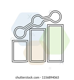 Growth icon vector can be used as png, Growth