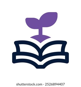 growth icon. vector dual tone icon for your website, mobile, presentation, and logo design.