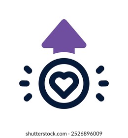 growth icon. vector dual tone icon for your website, mobile, presentation, and logo design.