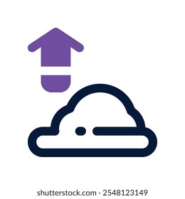 growth icon. vector dual tone icon for your website, mobile, presentationation, and logo design.