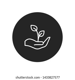 Growth icon vector. Simple growth sign in modern design style for web site and mobile app. EPS10