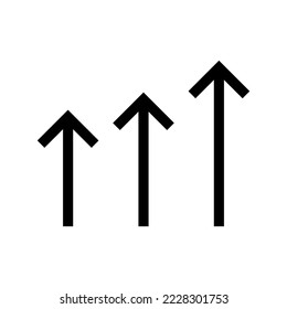 Growth Icon Vector Symbol Design Illustration