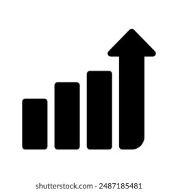 Growth Icon Vector Symbol Design Illustration