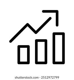 Ilustración de diseño de símbolo de Vector de icono de crecimiento