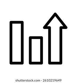 Growth Icon Vector Symbol Design Illustration