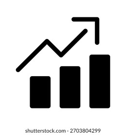 Ilustración de diseño de símbolo de Vector de icono de crecimiento