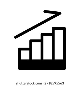 Ilustración de diseño de símbolo de Vector de icono de crecimiento