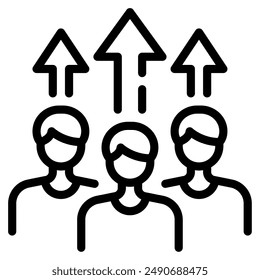 Growth icon for web, app, infographic, etc