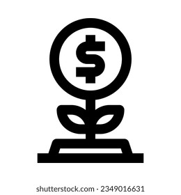 growth icon for your website, mobile, presentation, and logo design.