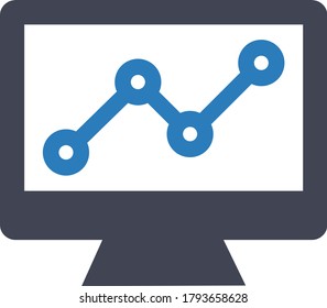 Growth Increase Profit Icon (Vector illustration)