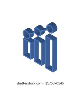 Growth isometric left top view 3D icon