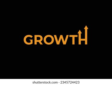 GROWTH Letter Logo Design Vector Template for Advisory Agency or Company