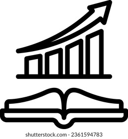 growth line icon illustration vector