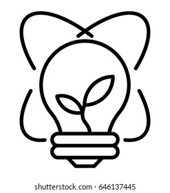 Icono de vector de línea de crecimiento