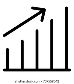 Growth Line Vector Icon