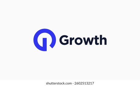 Growth logo. Technology, finance, investment, etc. logo template for businesses icon template illustration vector