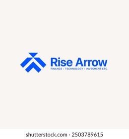 Logotipo del crecimiento. Tecnología, software, finanzas, inversión, etc. Plantilla de logotipos para empresas.
