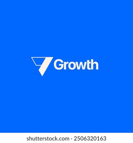 Growth logo. Technology, software, finance, investment, etc. logo template for businesses.