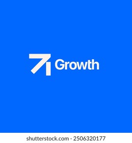 Growth logo. Technology, software, finance, investment, etc. logo template for businesses.