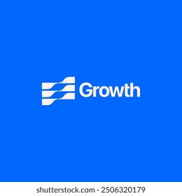 Growth logo. Technology, software, finance, investment, etc. logo template for businesses.