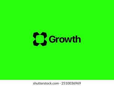 Growth logo. Technology, software, finance, investment, etc. logo template for businesses.