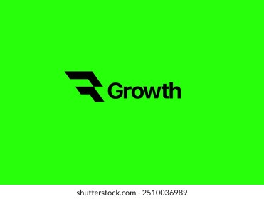 Growth logo. Technology, software, finance, investment, etc. logo template for businesses.